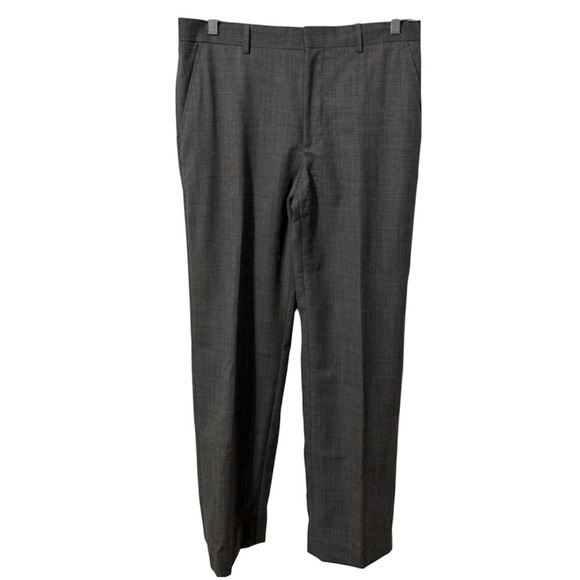 Banana Republic Men’s Wool Modern Fit Gray Dress pants size 34 x 32 Trousers - Picture 1 of 12